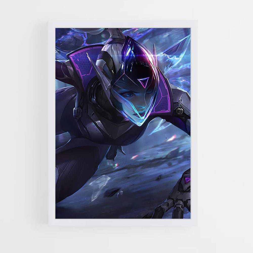 Poster Vayne cybernétique – affiche League Of Legends (vue 3)