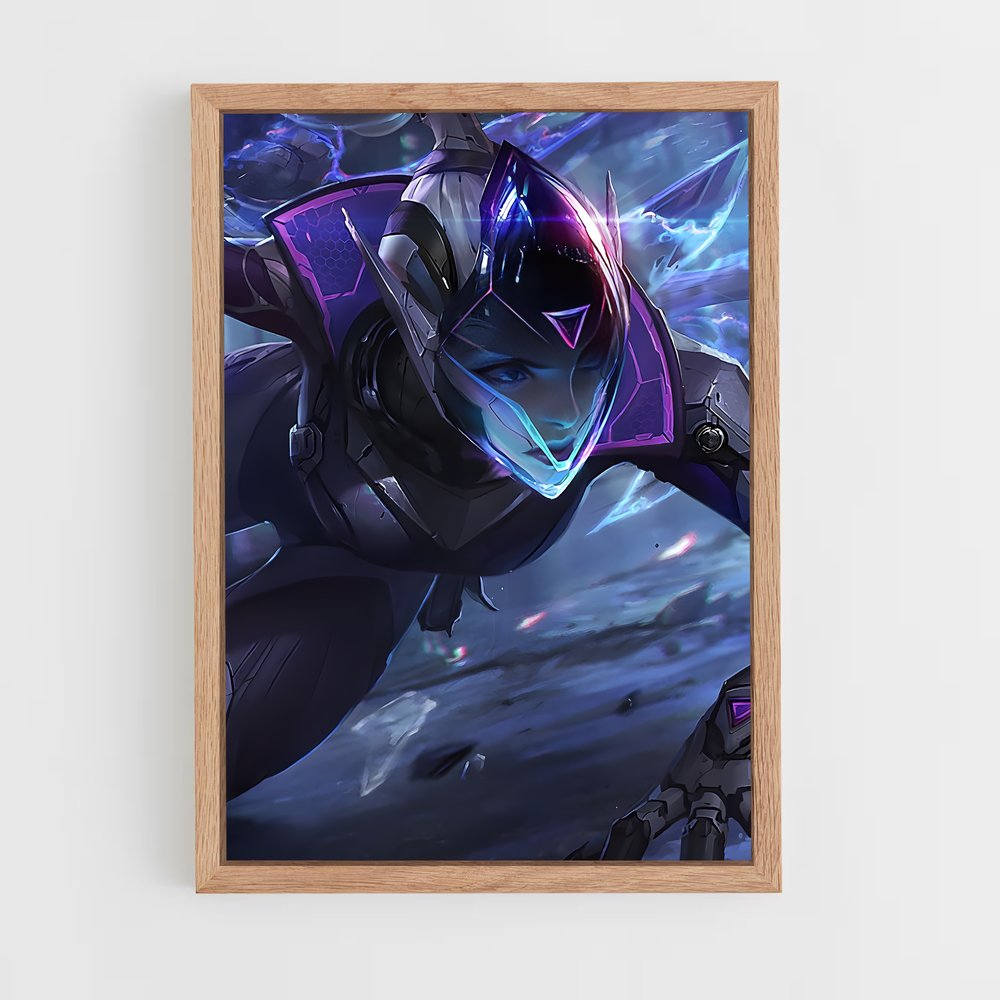 Poster Vayne cybernétique – affiche League Of Legends (vue 4)