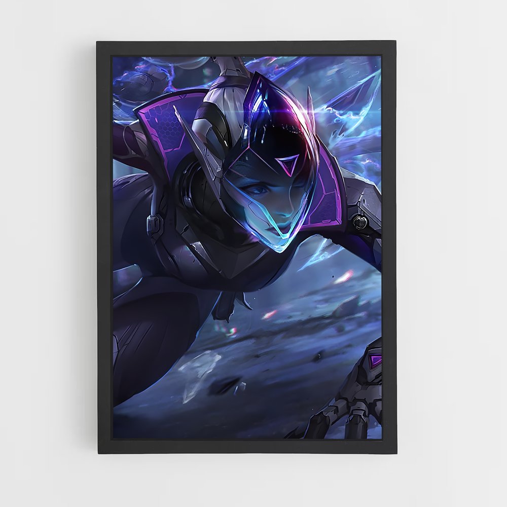 Poster Vayne cybernétique – affiche League Of Legends (vue 2)