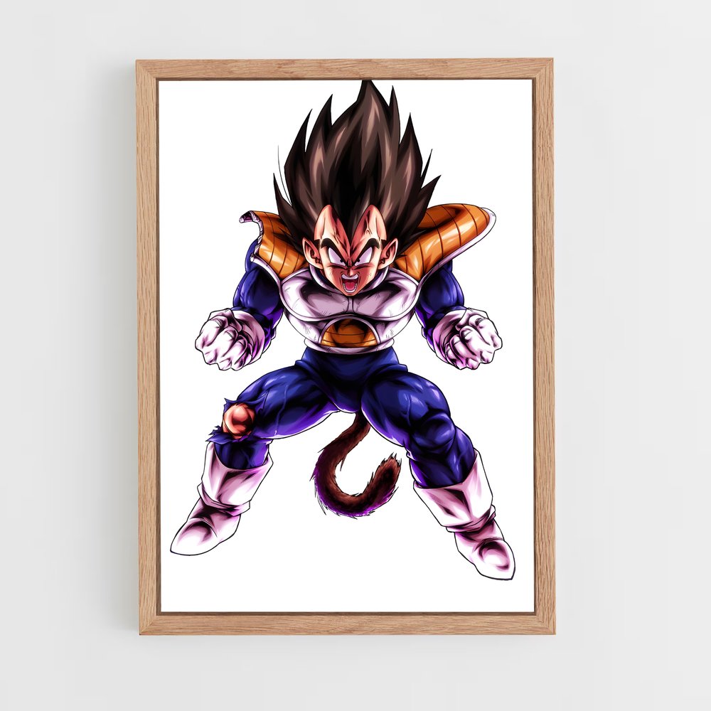 Poster Vegeta Entrez – affiche Dragon ball fighterz (vue 4)