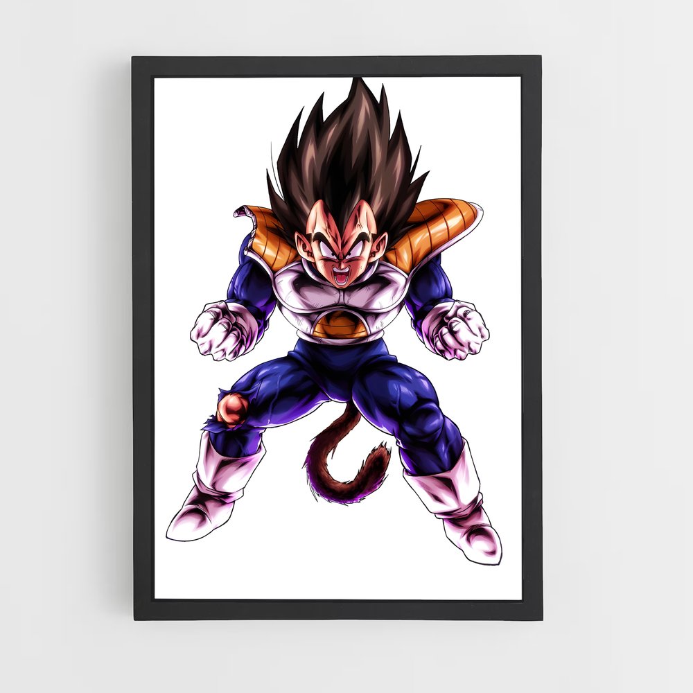 Poster Vegeta Entrez – affiche Dragon ball fighterz (vue 2)