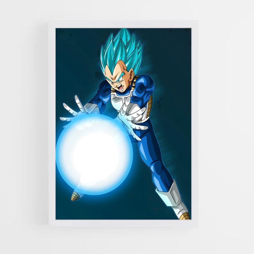 Poster Super Saiyan Vegeta – affiche Dragon ball fighterz (vue 3)