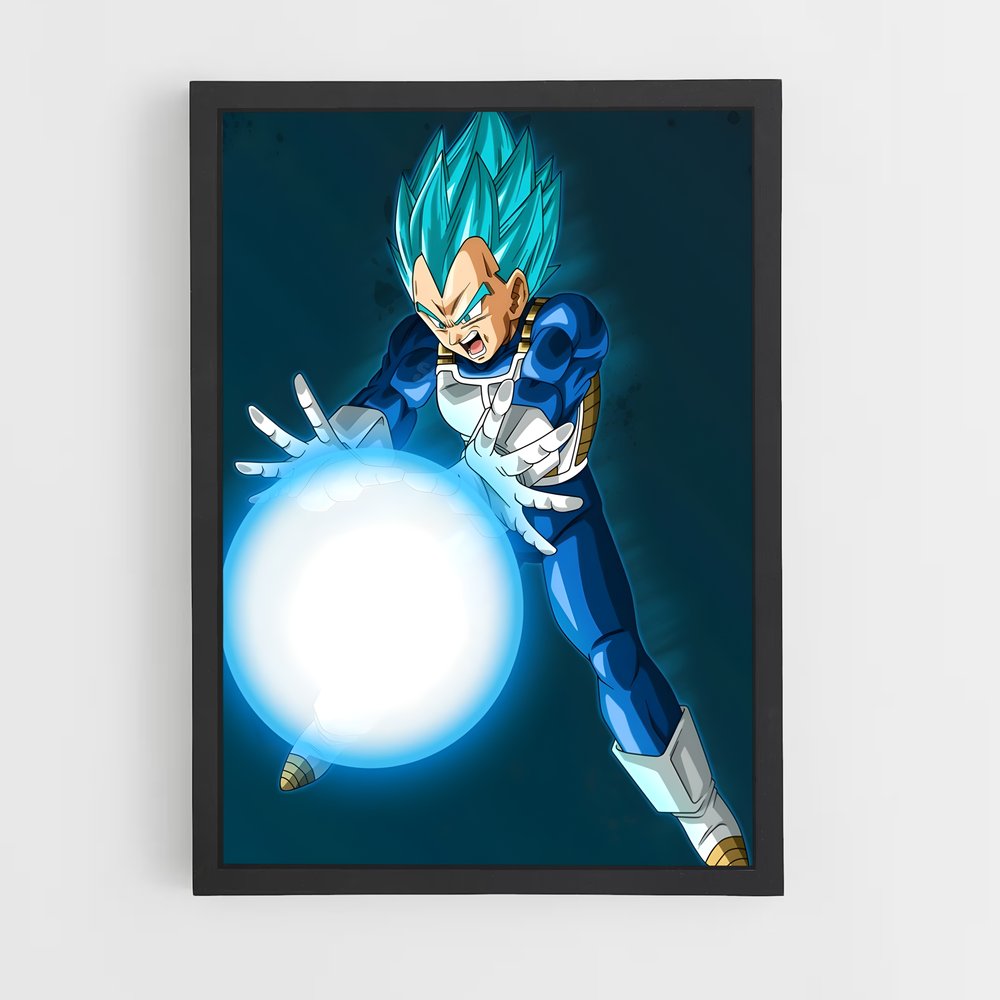Poster Super Saiyan Vegeta – affiche Dragon ball fighterz (vue 2)
