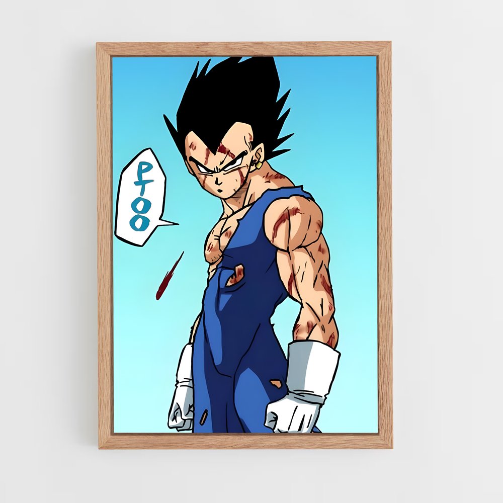 Poster Vegeta Revêtez – affiche Dragon ball fighterz (vue 4)