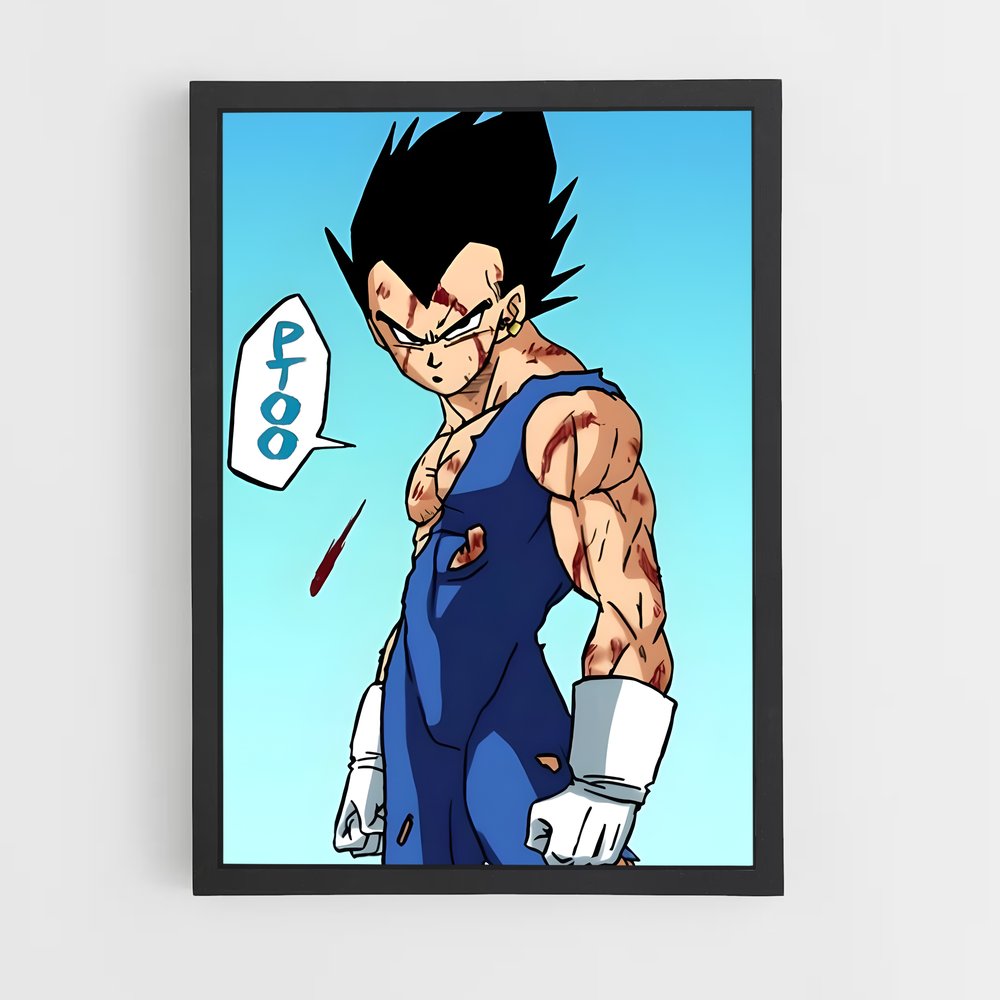 Poster Vegeta Revêtez – affiche Dragon ball fighterz (vue 2)