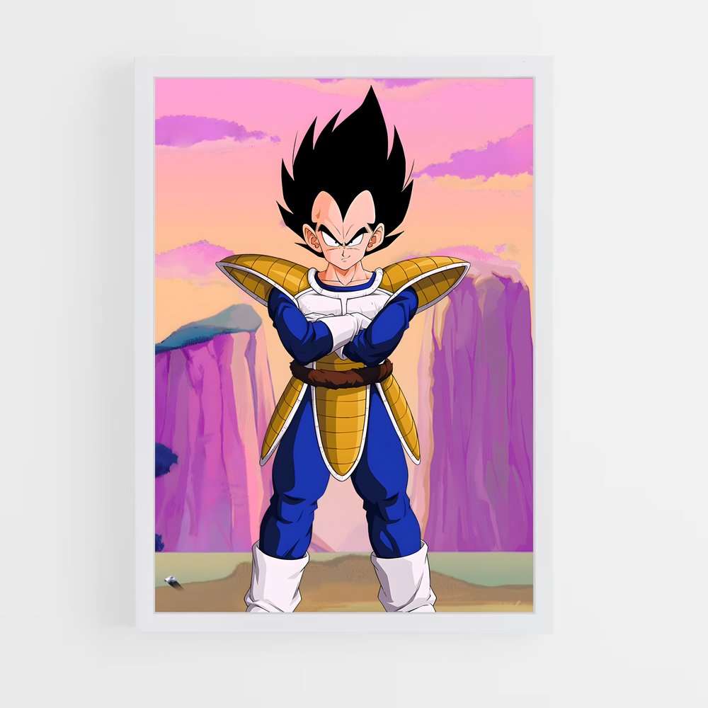 Poster Vegeta en Action – affiche Dragon ball fighterz (vue 3)