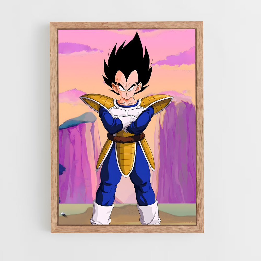 Poster Vegeta en Action – affiche Dragon ball fighterz (vue 4)