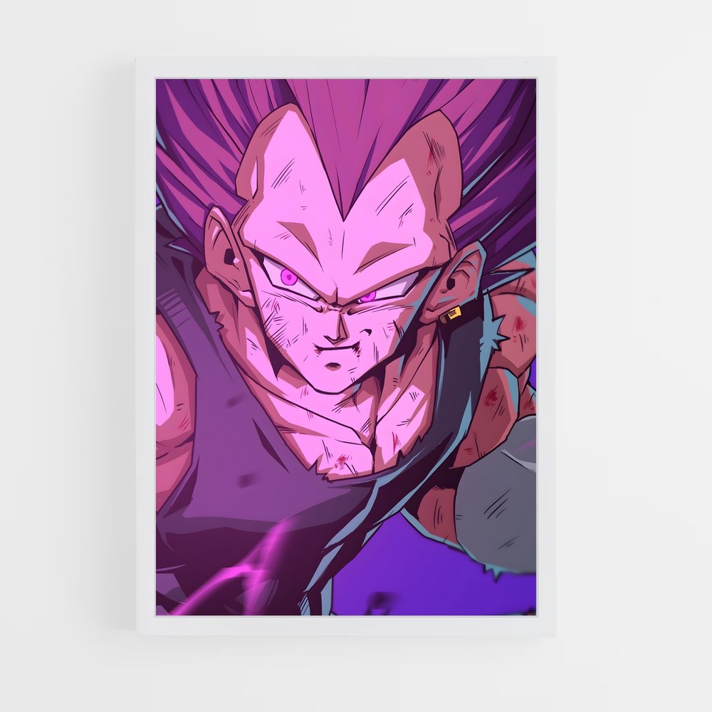 Poster Vegeta saga – affiche Dragon ball fighterz (vue 3)
