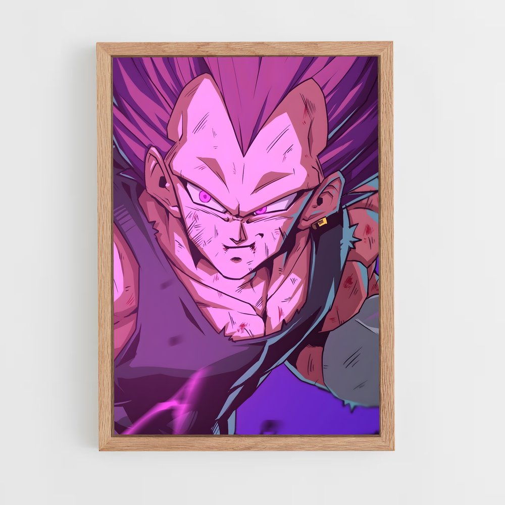 Poster Vegeta saga – affiche Dragon ball fighterz (vue 4)