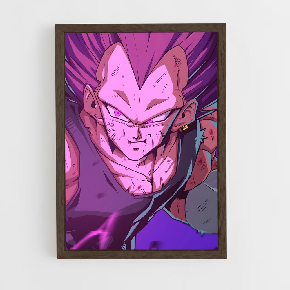 Poster Vegeta saga – affiche Dragon ball fighterz (vue 5)