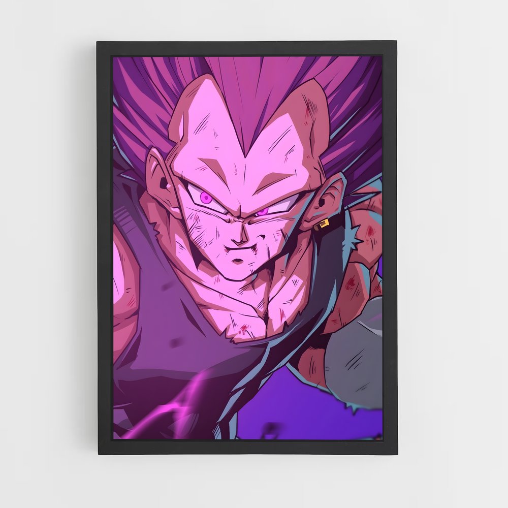 Poster Vegeta saga – affiche Dragon ball fighterz (vue 2)