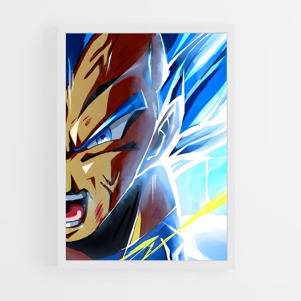 Poster Vegeta Super – affiche Dragon ball fighterz (vue 3)