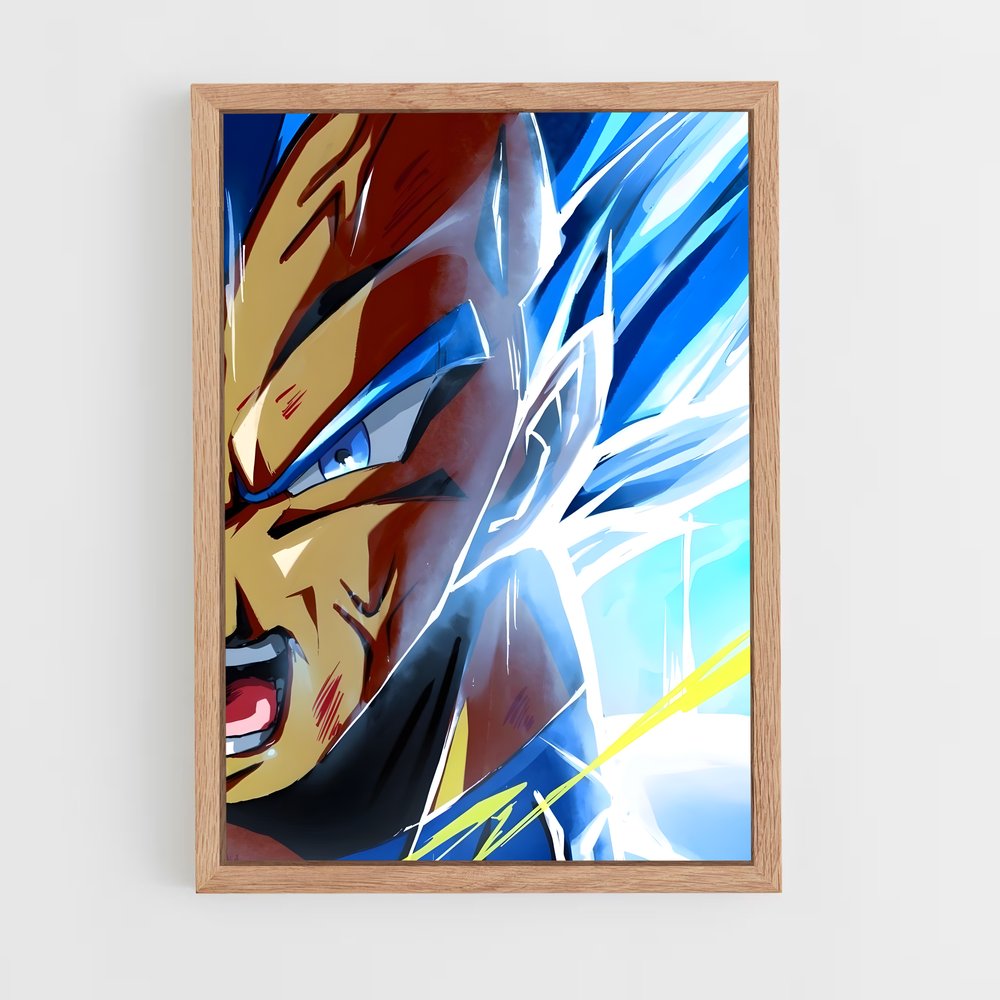Poster Vegeta Super – affiche Dragon ball fighterz (vue 4)