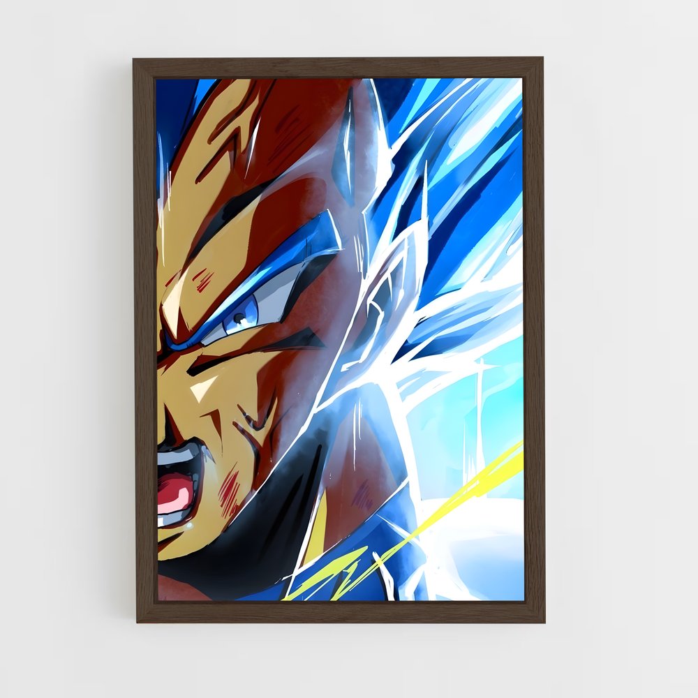 Poster Vegeta Super – affiche Dragon ball fighterz (vue 5)