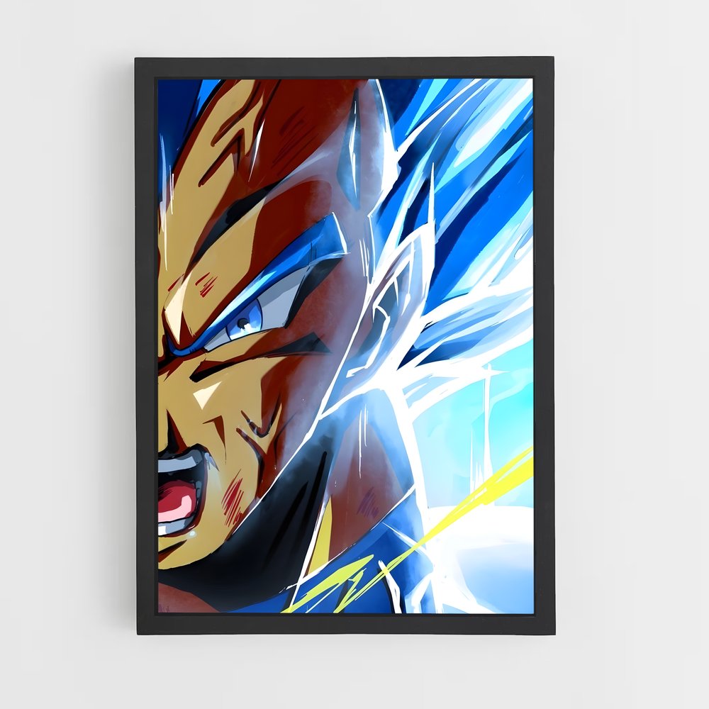 Poster Vegeta Super – affiche Dragon ball fighterz (vue 2)