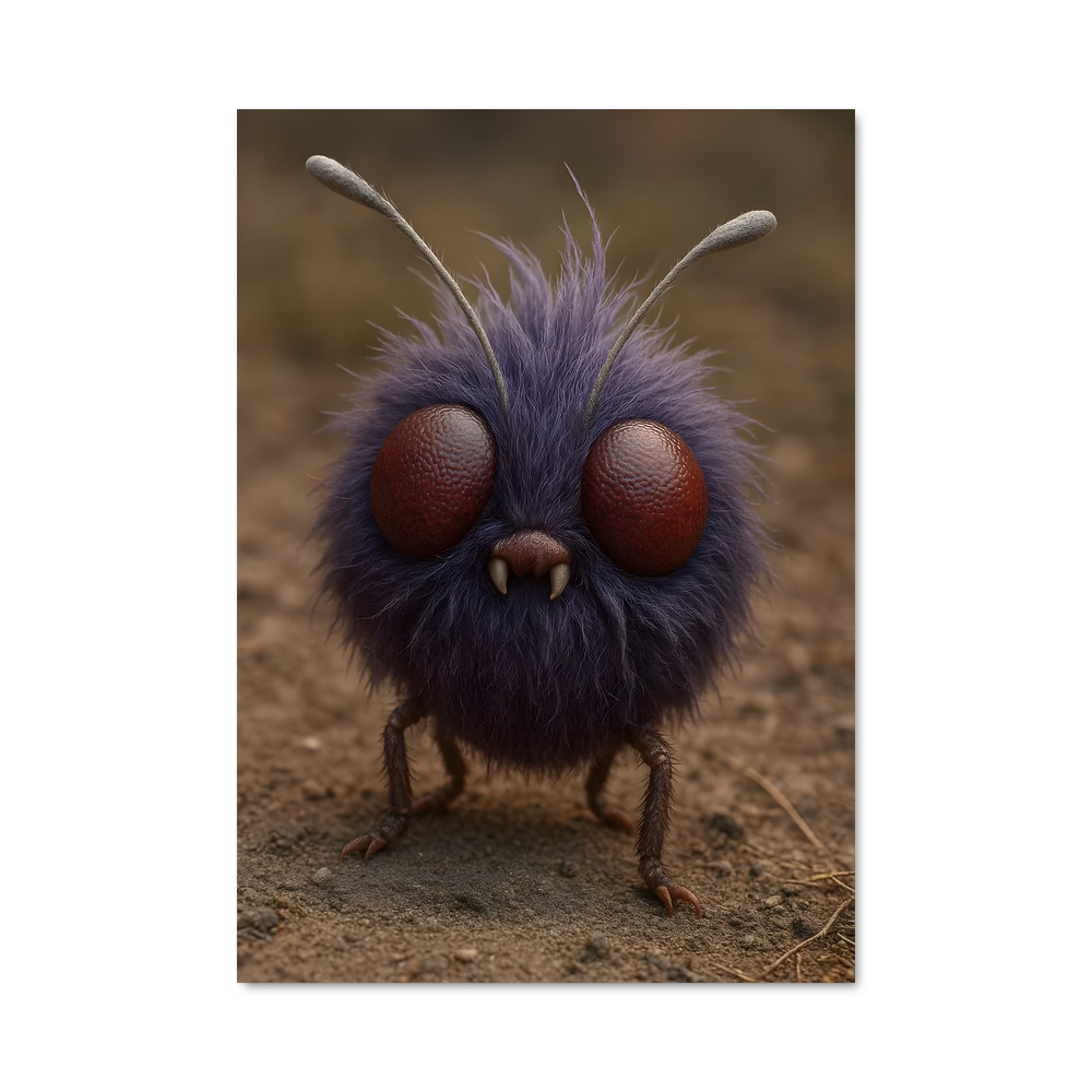 Poster Venonat Mystique – affiche Pokemon