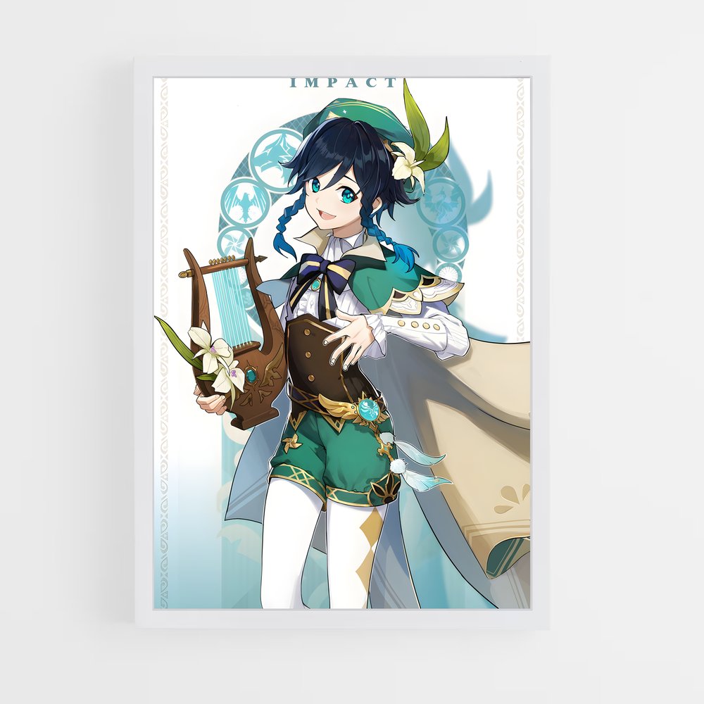 Poster Venti Épée – affiche Genshin impact (vue 3)