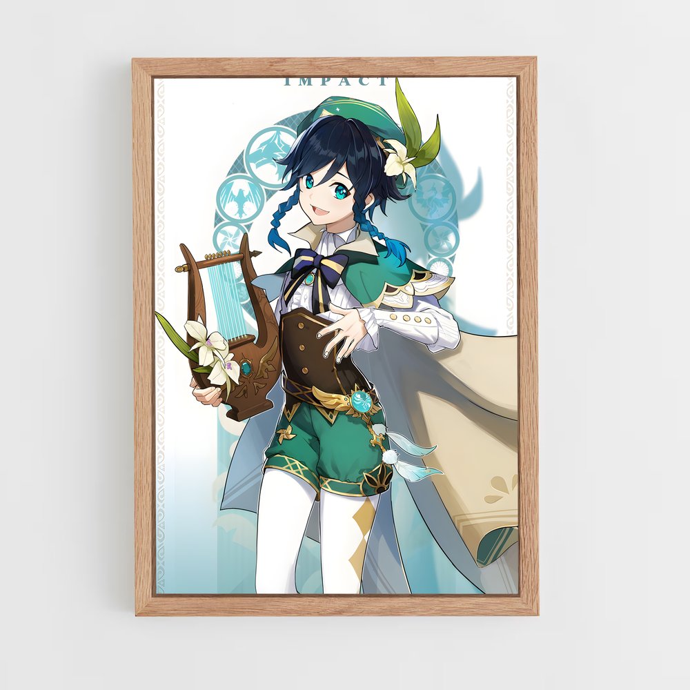 Poster Venti Épée – affiche Genshin impact (vue 4)