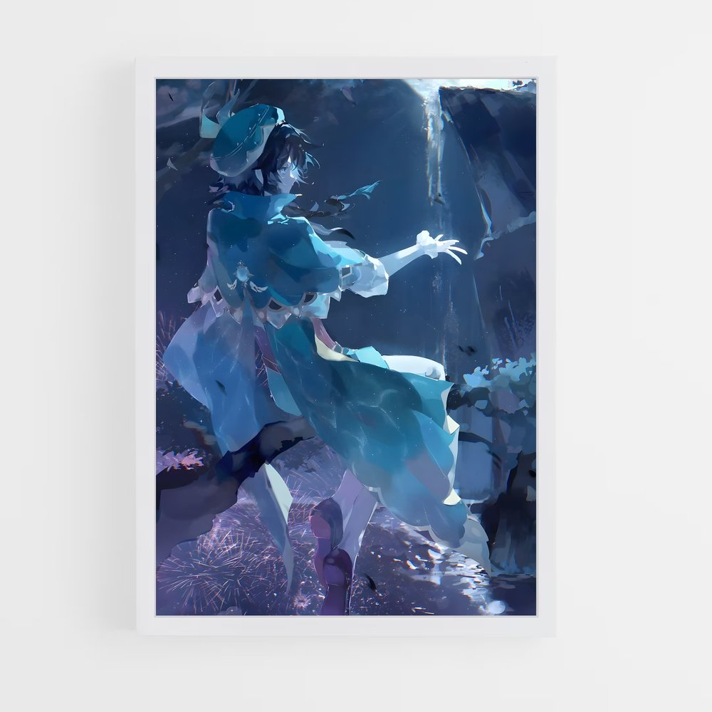 Poster Venti Aquatique – affiche Genshin impact (vue 3)