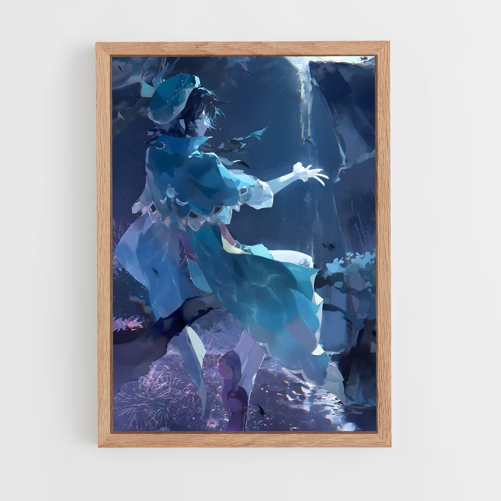 Poster Venti Aquatique – affiche Genshin impact (vue 4)