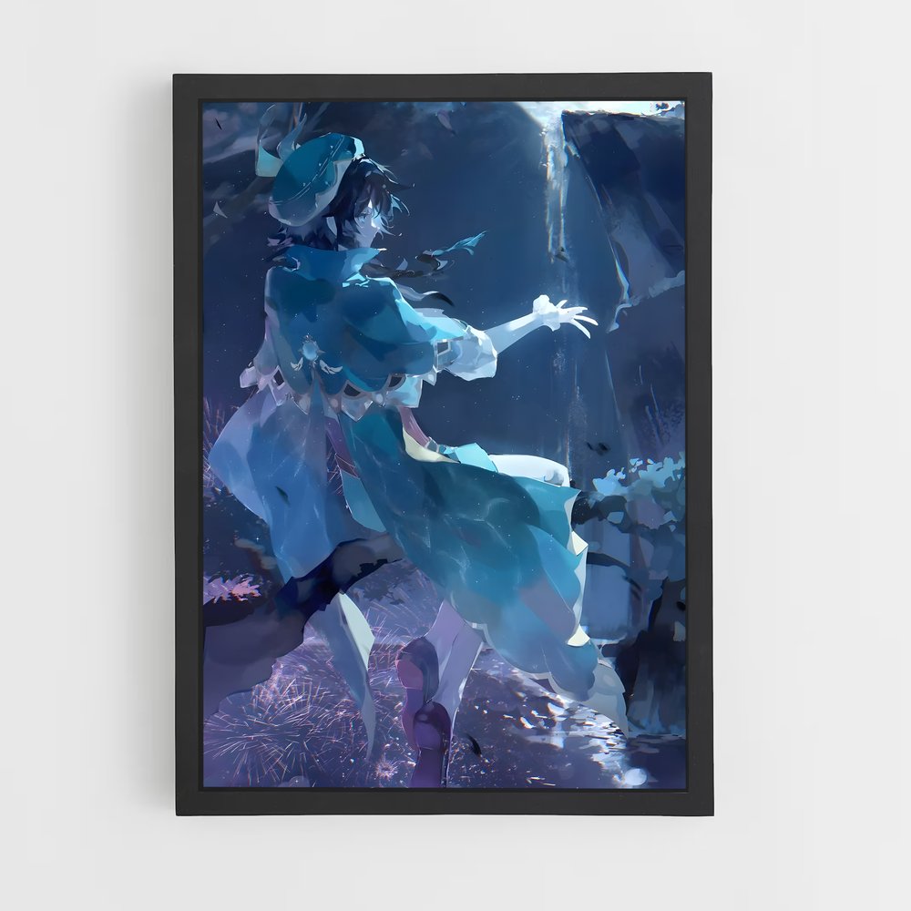 Poster Venti Aquatique – affiche Genshin impact (vue 2)