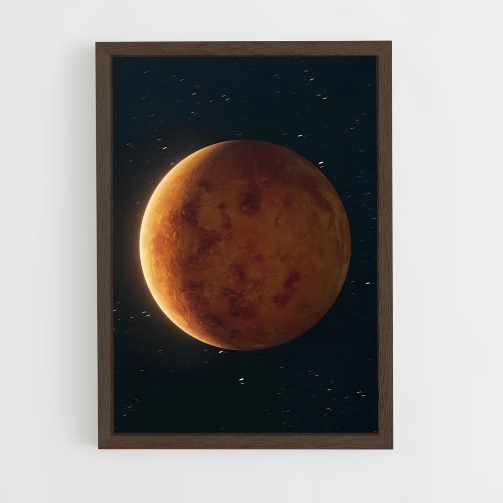 Poster Lune Écarlate – affiche Système solaire (vue 5)