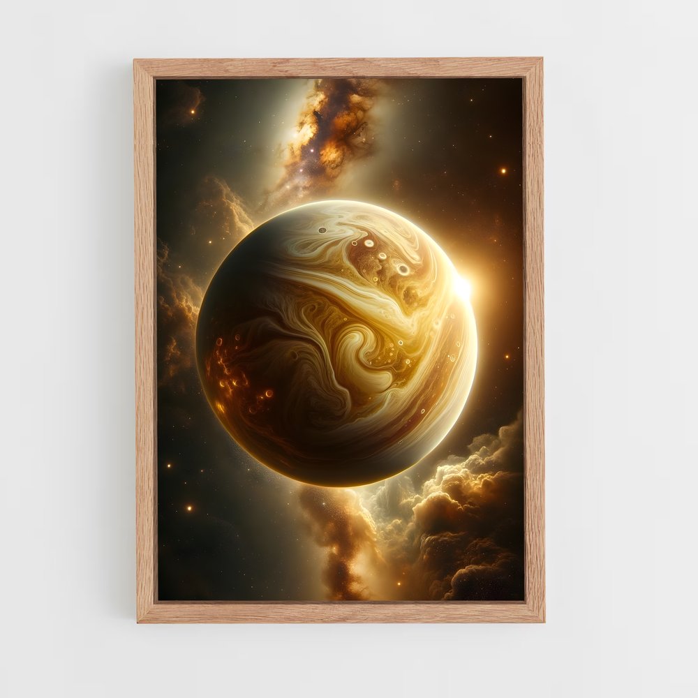 Poster La Traînée Céleste – affiche Système solaire (vue 4)