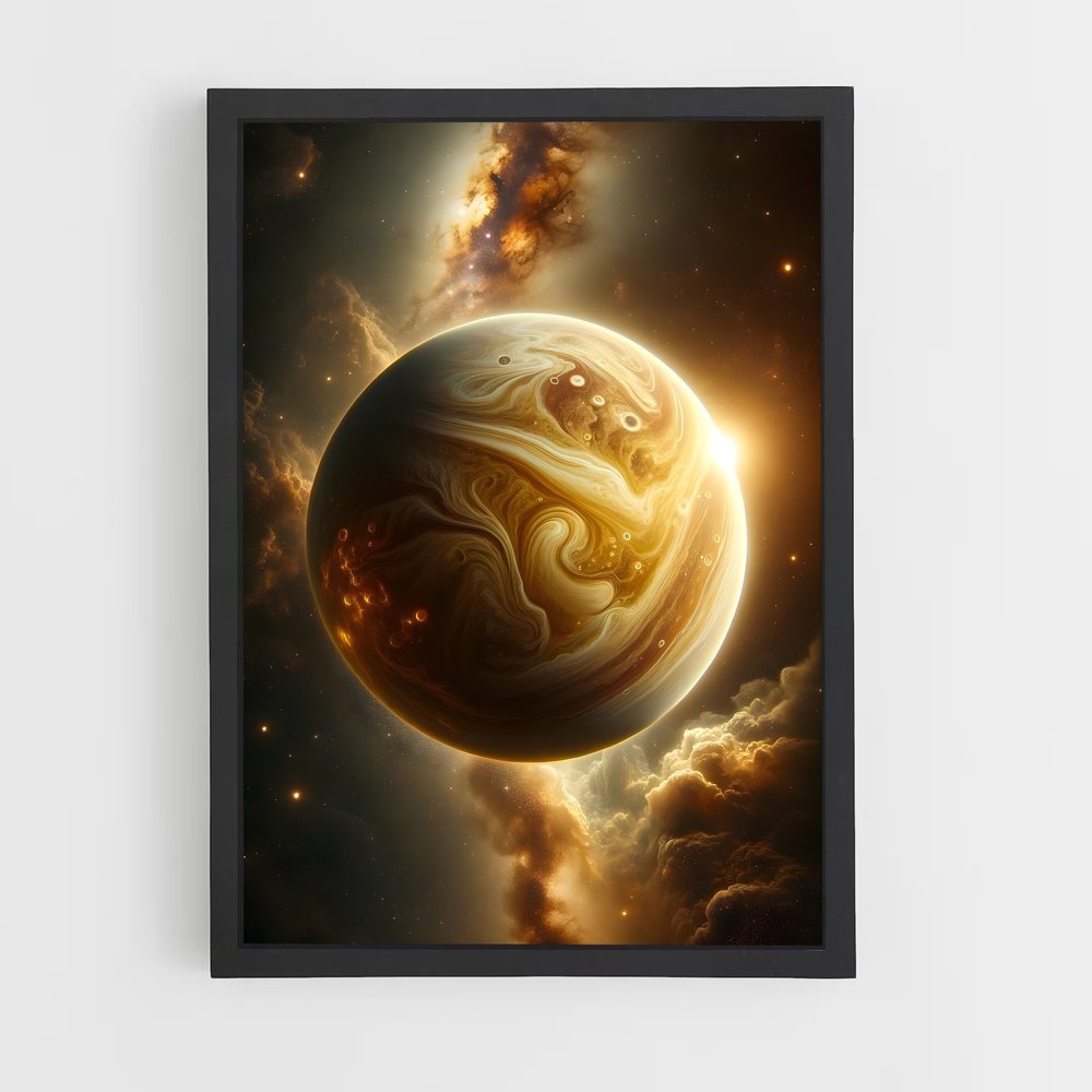 Poster La Traînée Céleste – affiche Système solaire (vue 2)