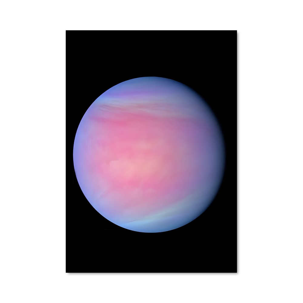 Poster Saturne Éthéré