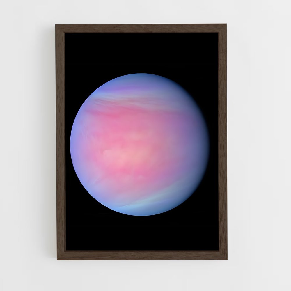 Poster Saturne Éthéré – affiche Système solaire (vue 5)