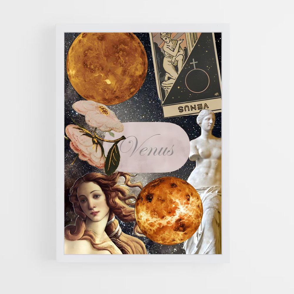 Poster Splendeur de Vénus – affiche Système solaire (vue 3)
