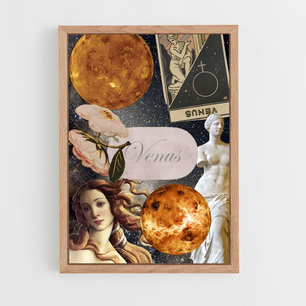 Poster Splendeur de Vénus – affiche Système solaire (vue 4)