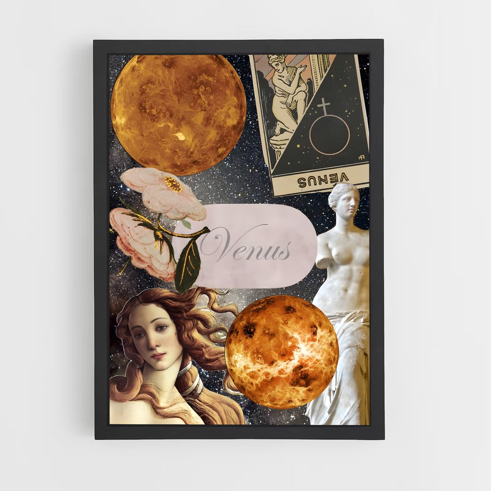 Poster Splendeur de Vénus – affiche Système solaire (vue 2)