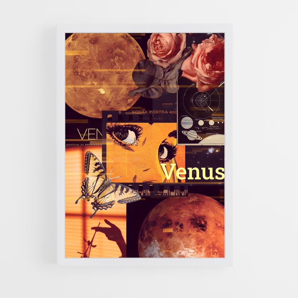 Poster Venus Éthérée – affiche Système solaire (vue 3)