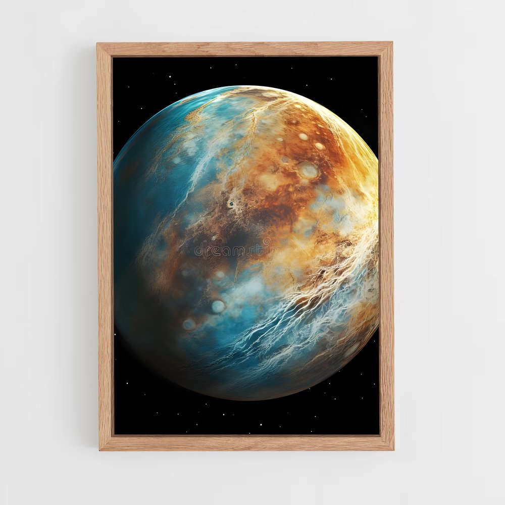 Poster L'Atmosphère Martienne – affiche Système solaire (vue 4)
