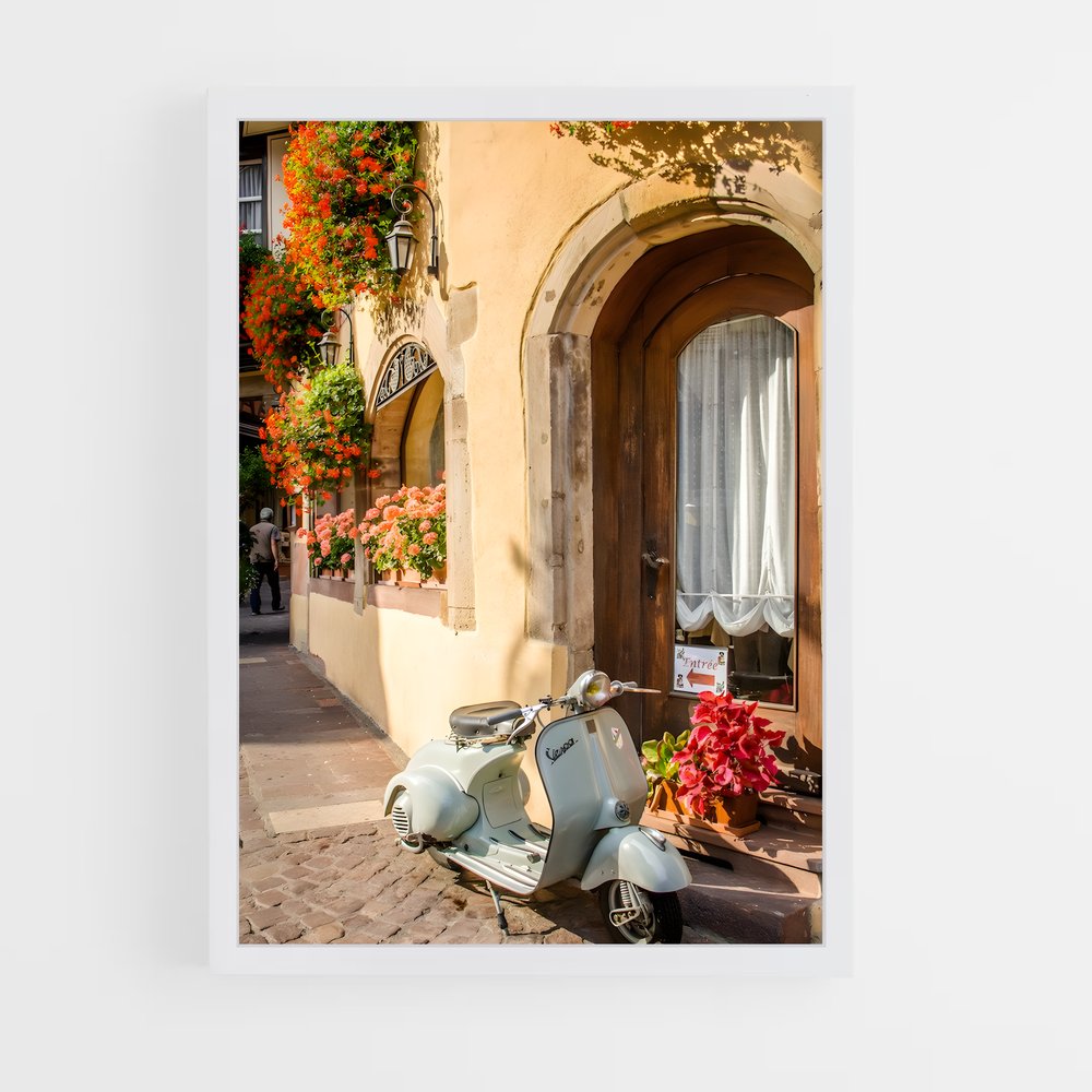 Poster Vespa au Crépuscule (vue 3)