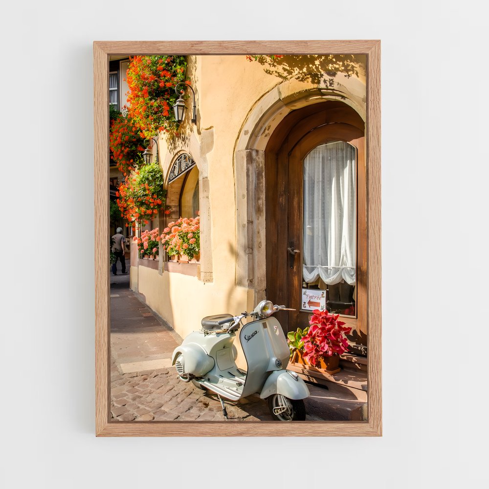 Poster Vespa au Crépuscule (vue 4)
