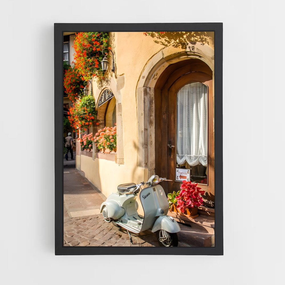 Poster Vespa au Crépuscule (vue 2)