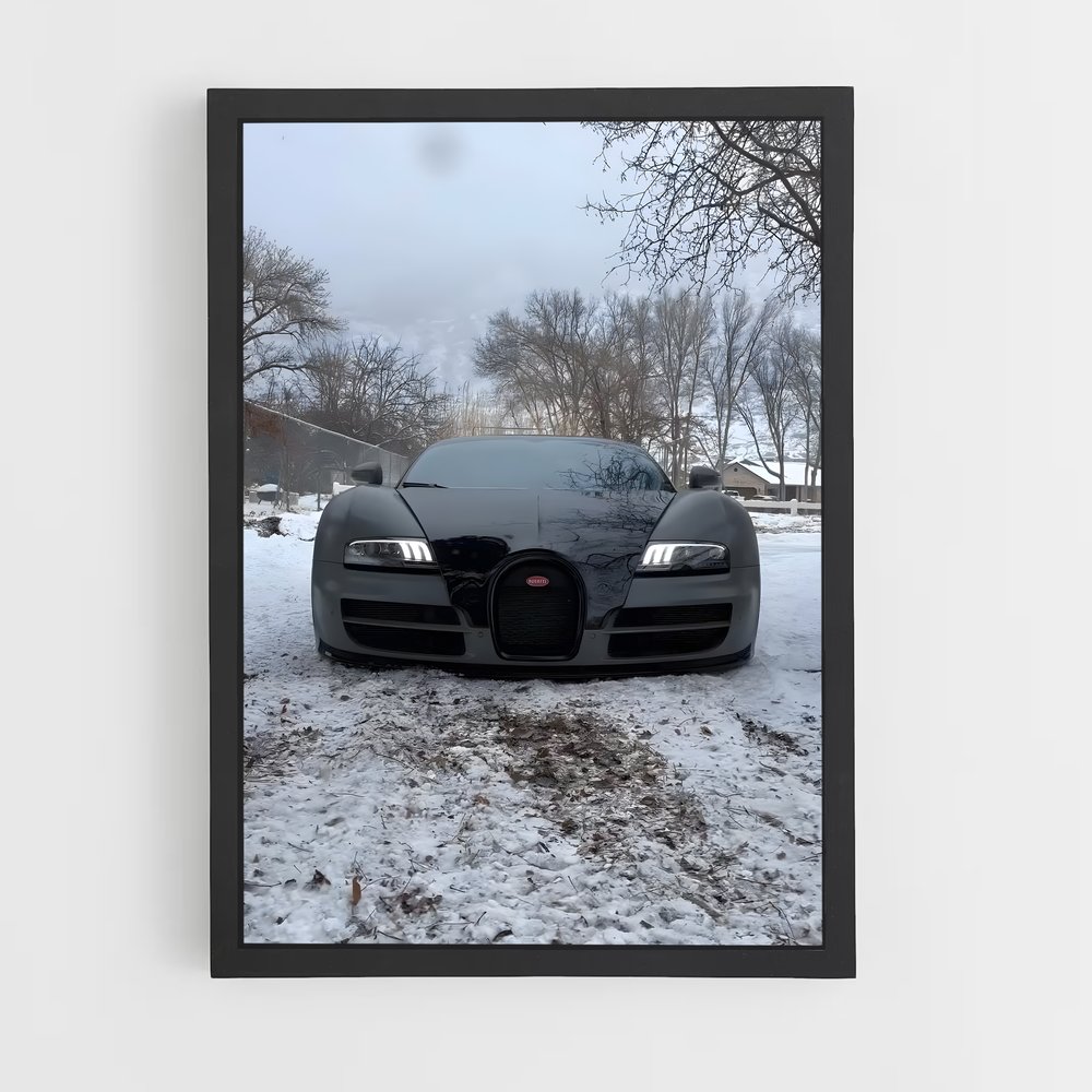 Poster Veyron L'icône – affiche Bugatti (vue 2)
