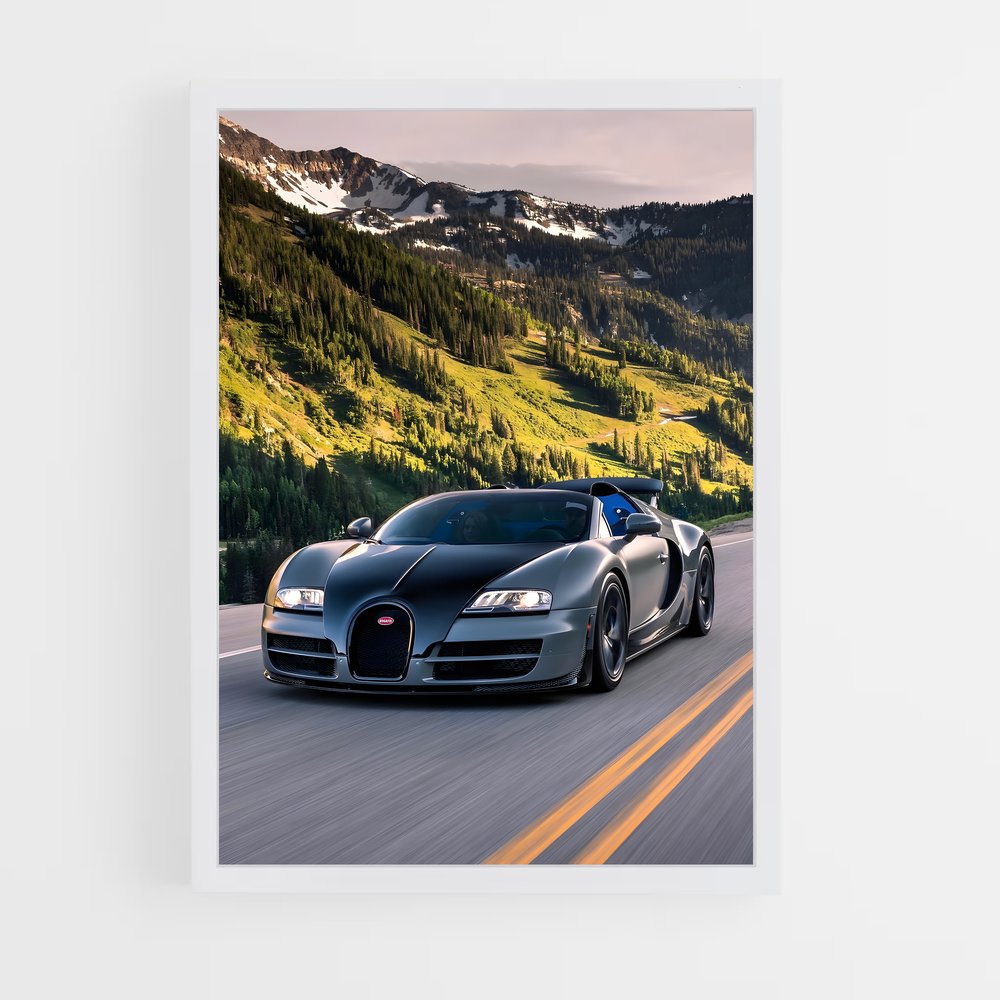 Poster Veyron Vitesse Bugatti (vue 3)
