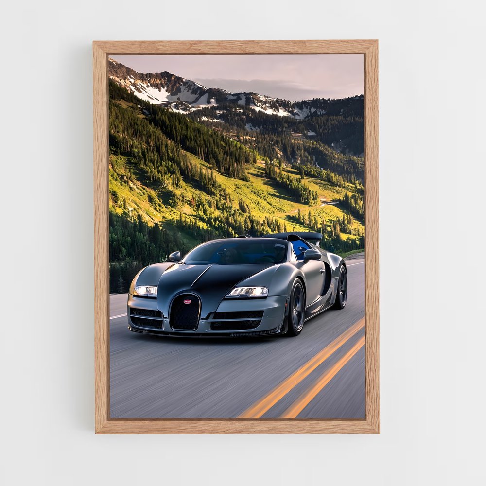 Poster Veyron Vitesse Bugatti (vue 4)