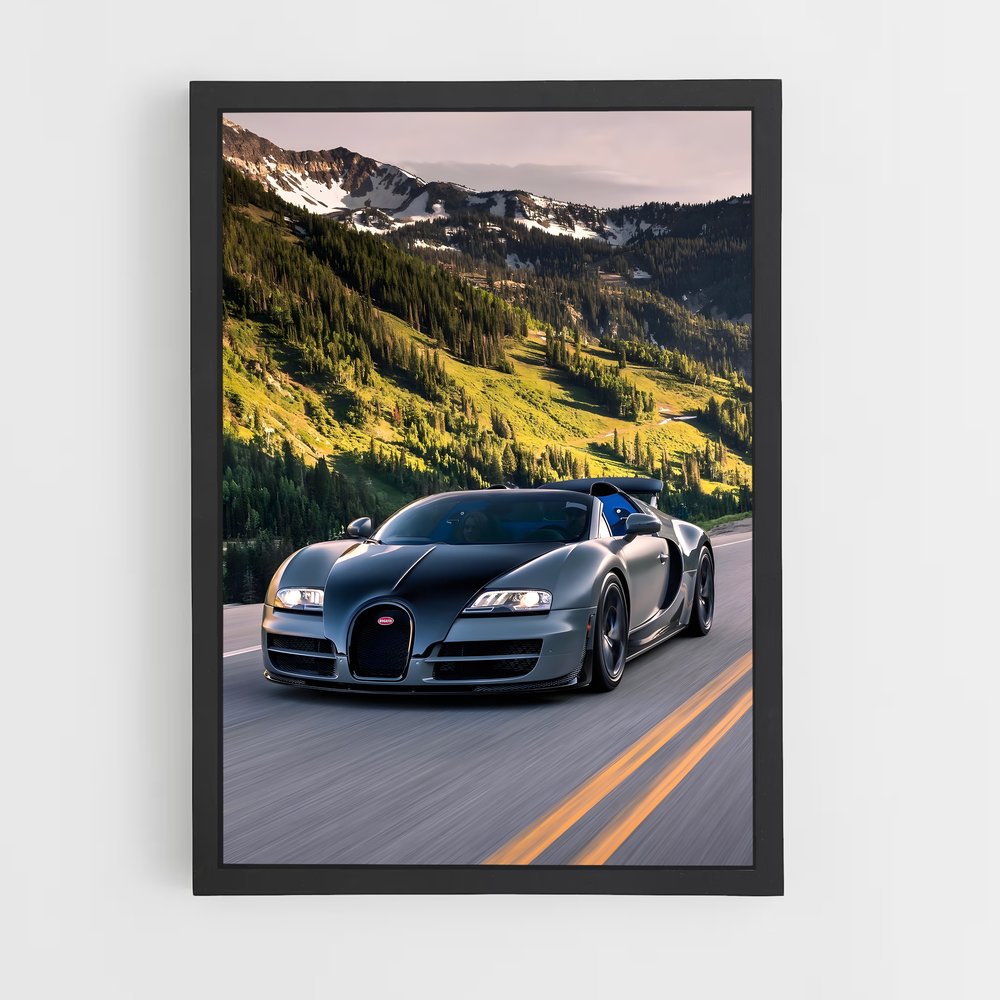 Poster Veyron Vitesse Bugatti (vue 2)