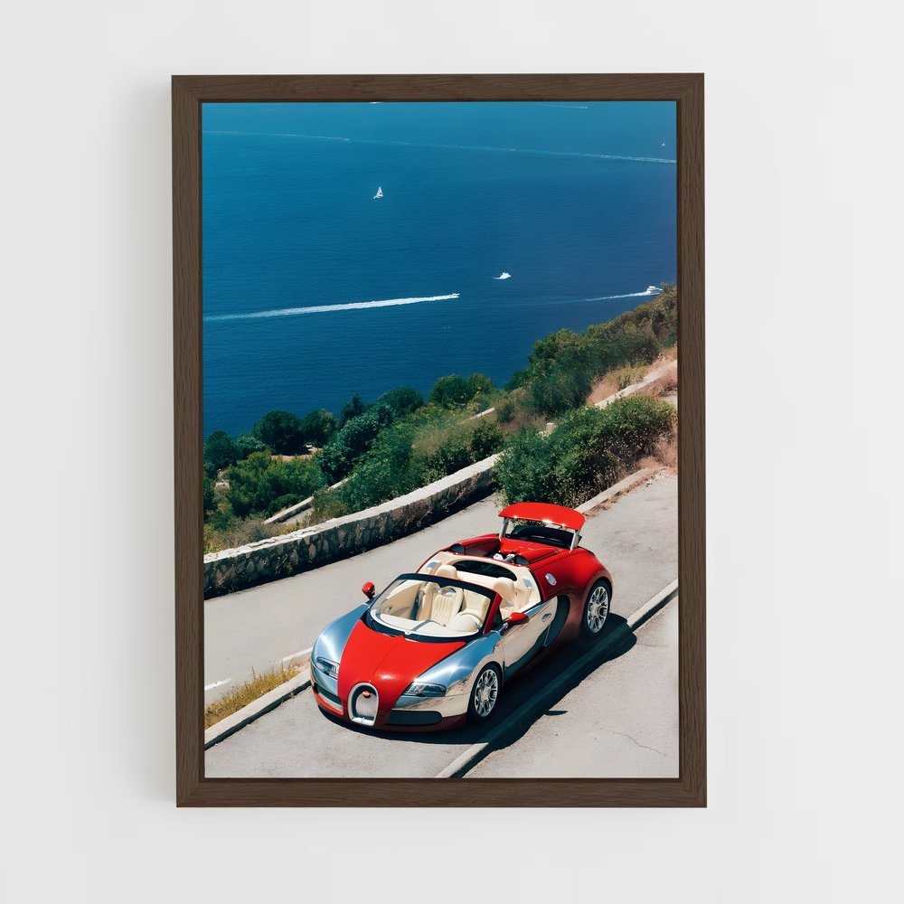 Poster Veyron Toute – affiche Bugatti (vue 5)