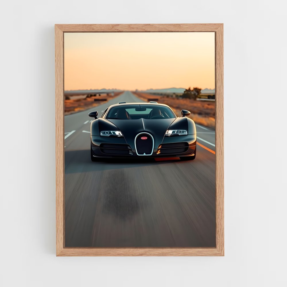Poster Veyron de Vitesse – affiche Bugatti (vue 4)