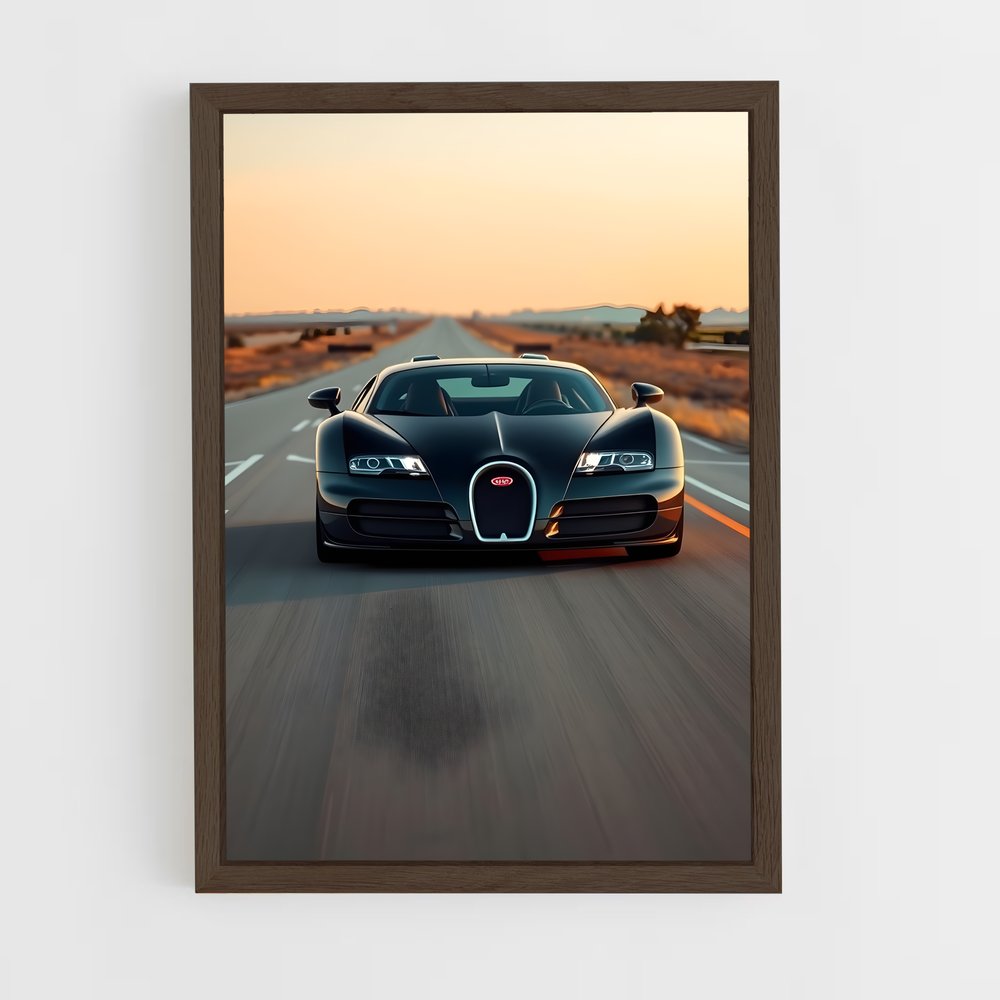 Poster Veyron de Vitesse – affiche Bugatti (vue 5)
