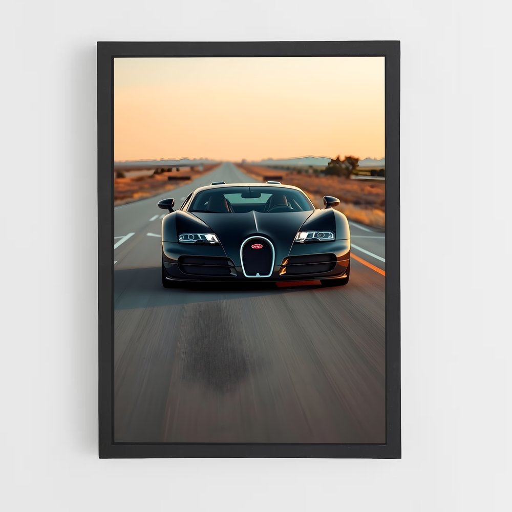 Poster Veyron de Vitesse – affiche Bugatti (vue 2)