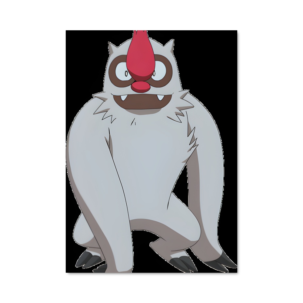 Poster Vigoroth le Joyeux – affiche Pokemon