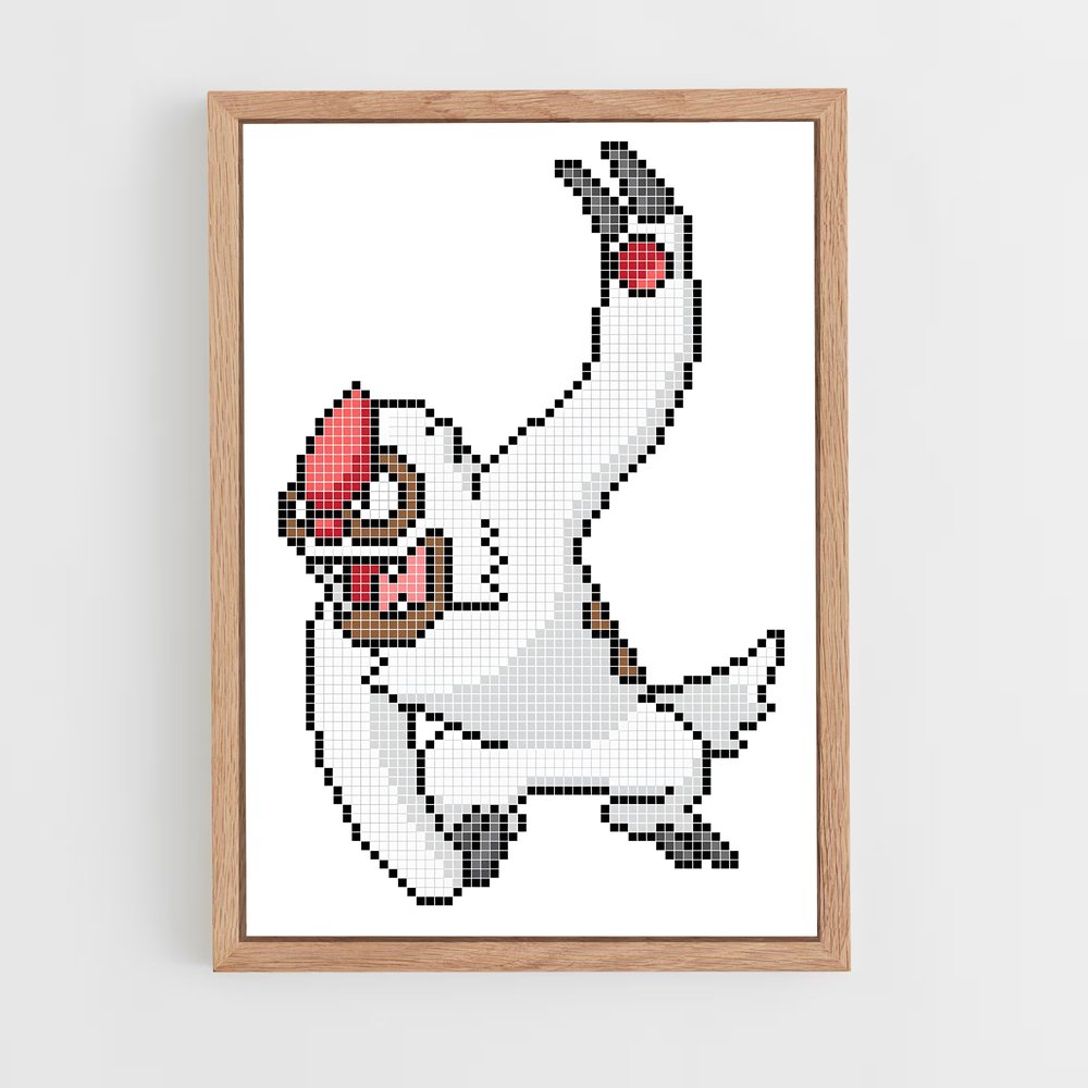 Poster Pixel Vigoroth – affiche Pokemon (vue 4)