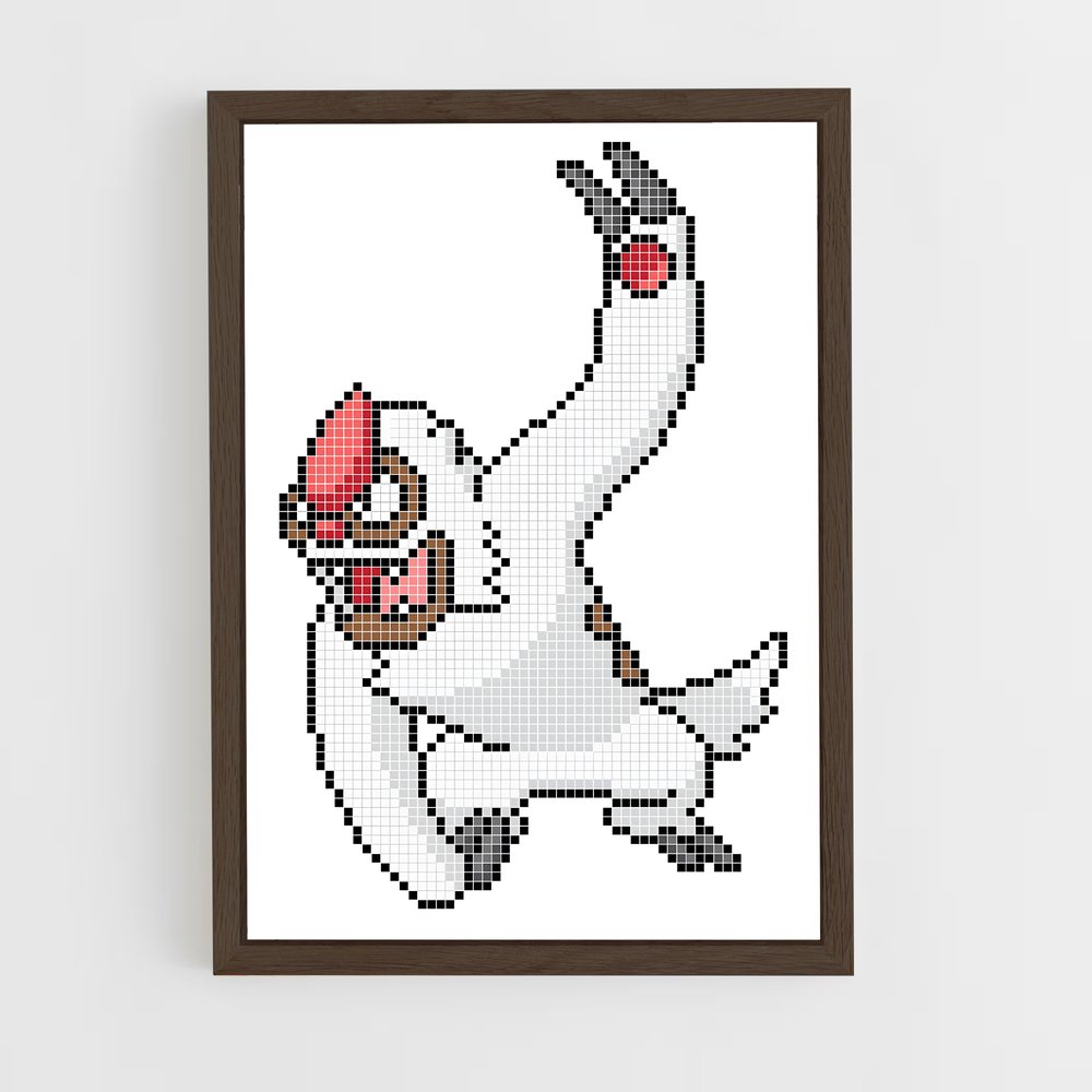 Poster Pixel Vigoroth – affiche Pokemon (vue 5)