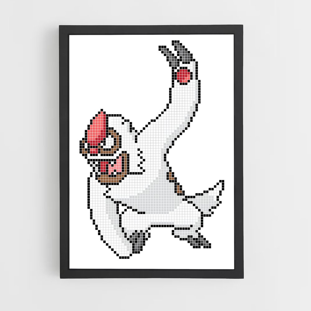 Poster Pixel Vigoroth – affiche Pokemon (vue 2)